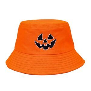 Pumpkin Face Bucket Hat